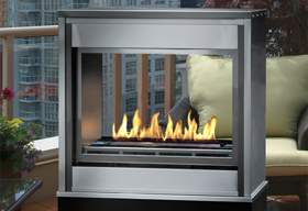 We manufacture outdoor electric fireplace kits